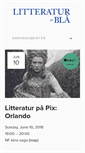 Mobile Screenshot of litteraturpabla.no